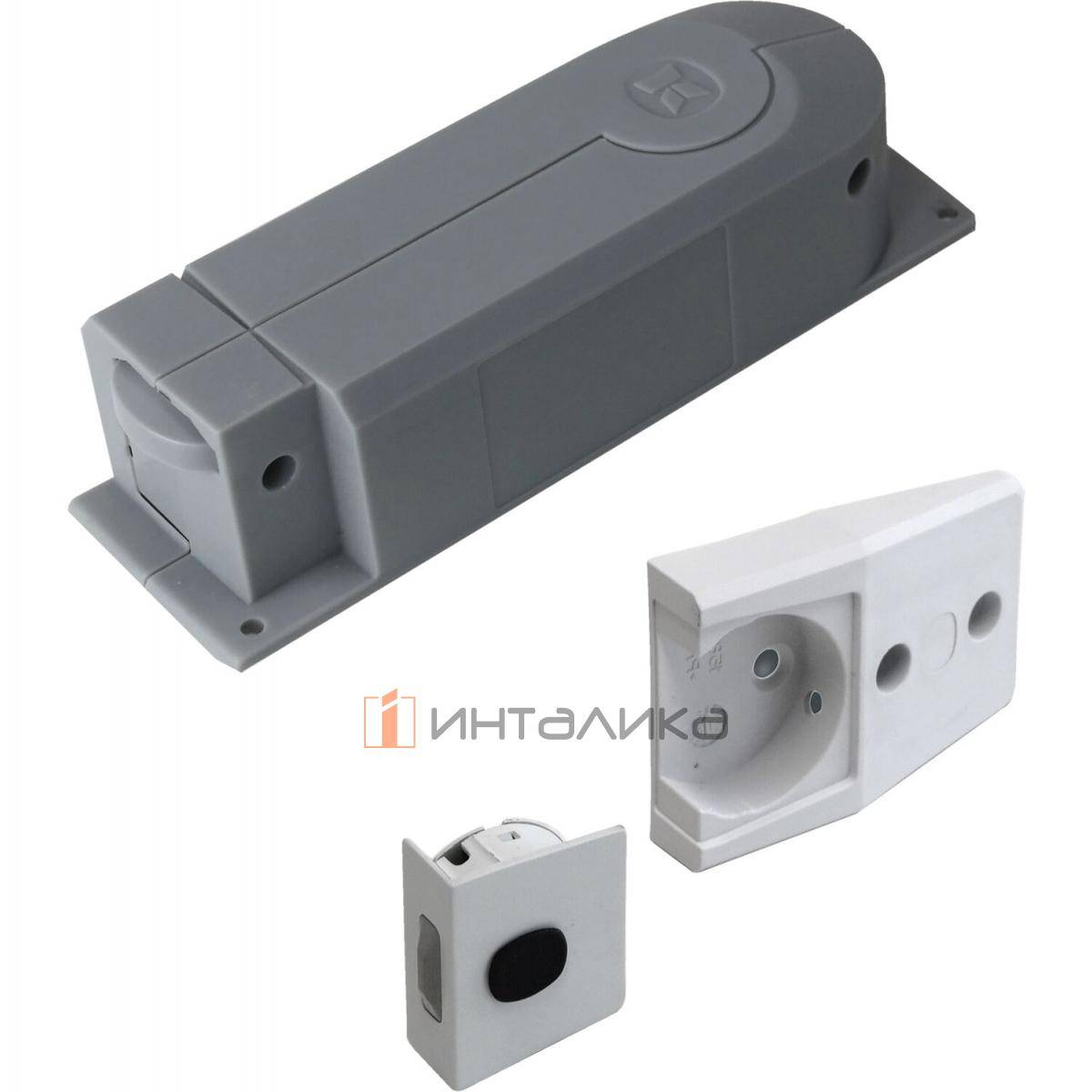 Комплект электропривода еТач КЕССЕБЁМЕР / KESSEBOHMER для шкафов-колонн Диспенса / Тандем II / Тандем Сайд