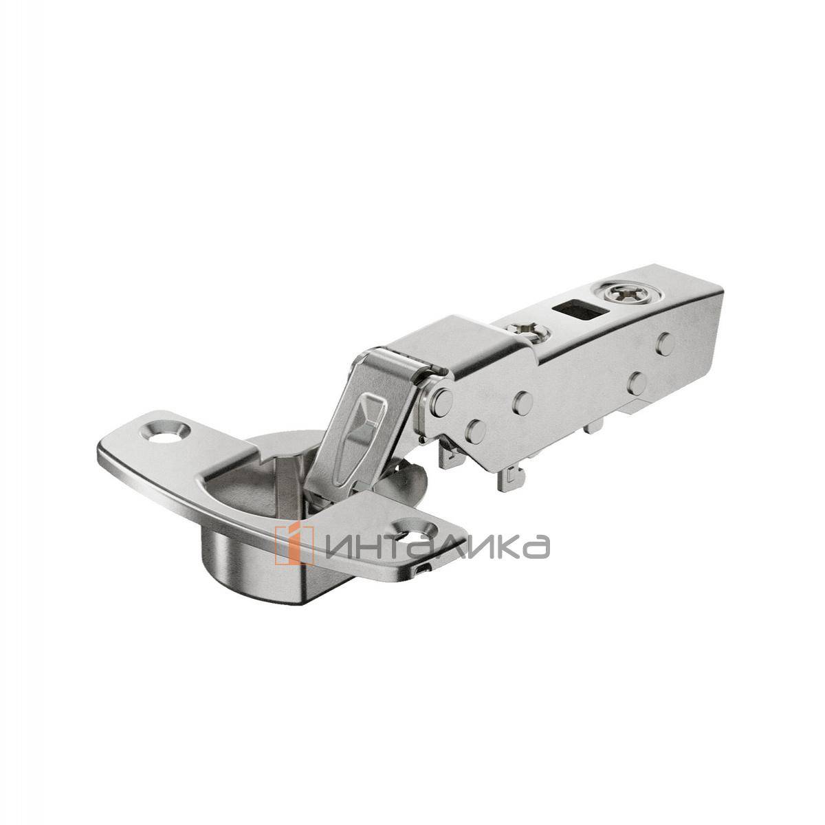 Петля HETTICH Сенсис / Sensys 8675 (B3) 110°, для дверей 15-24 мм, полунакладная, без пружины, Ø35, под саморезы, никель l 9071314 l