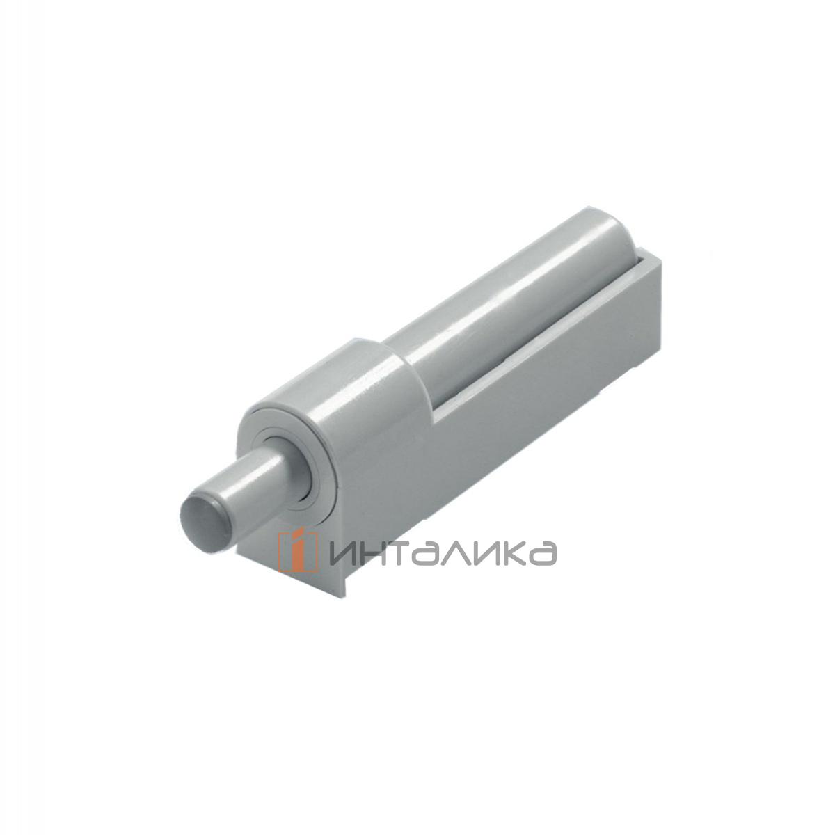 Доводчик HETTICH Бесшумное закрывание / Silent System, прямой, для установки в корпус для вкладной навески, пластик, серый