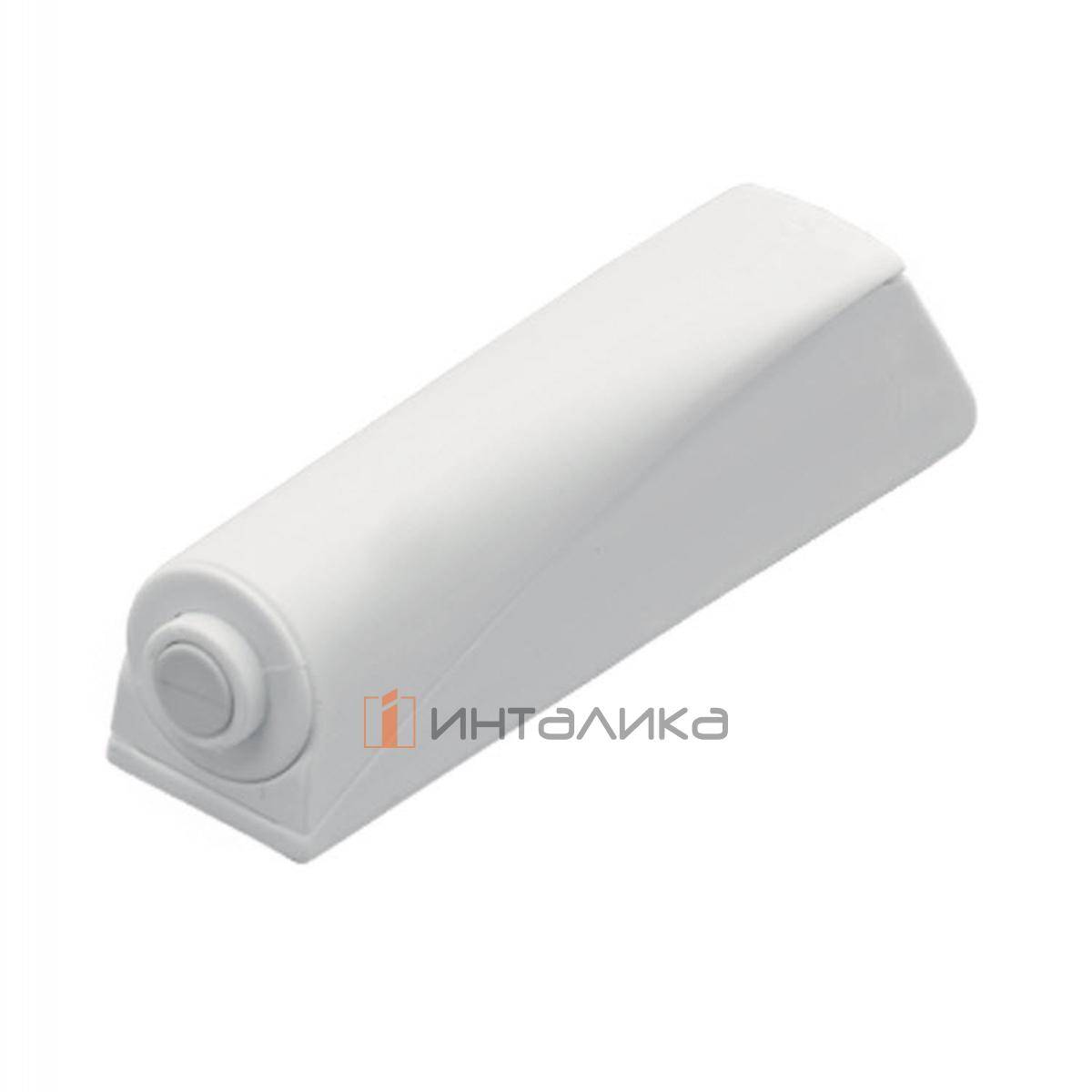 Механизм HETTICH Открывание нажатием Пин / P2O PIN для петель с пружинами, длинный ход, под прикручивание, пластик, белый