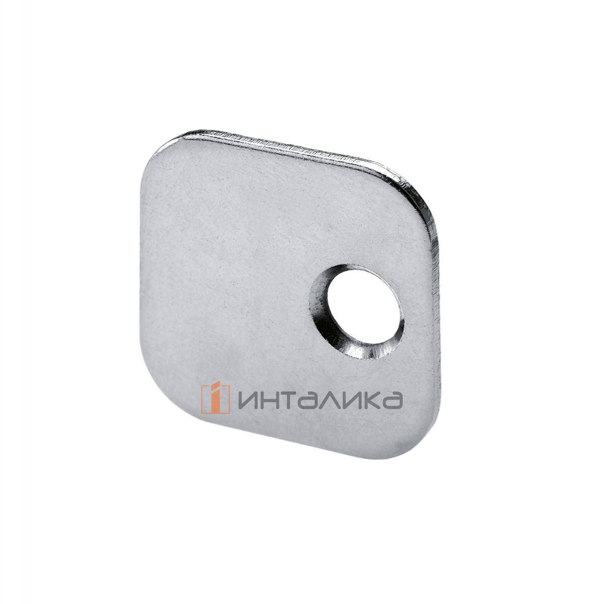 Пластина для HETTICH Открывание нажатием / P2O под клей, сталь