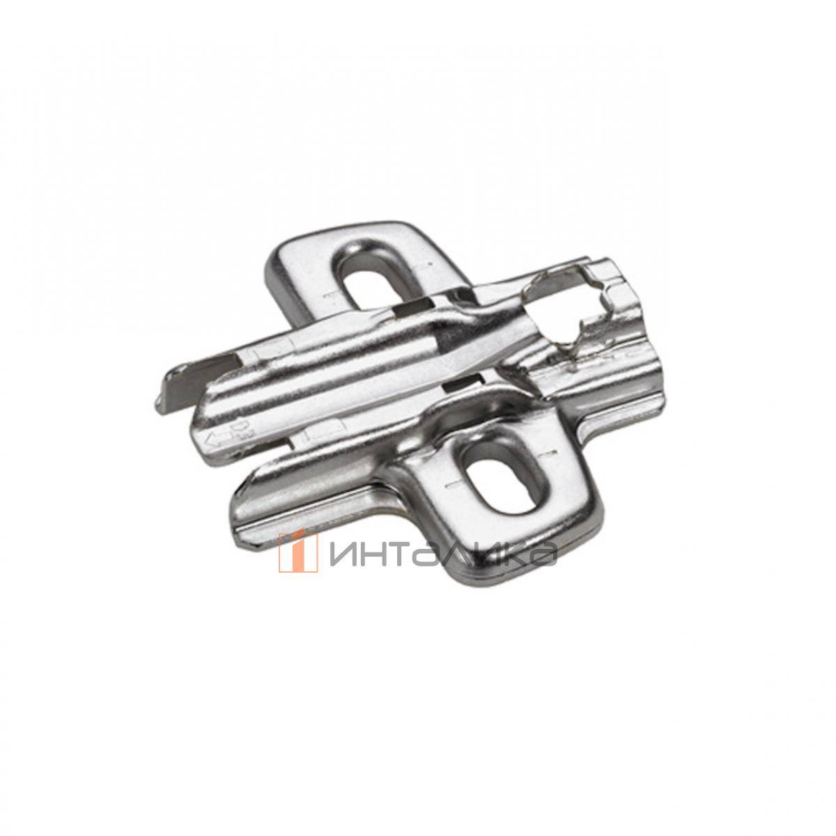 Монтажная планка крестообразная HETTICH 8099 для Сенсис / Sensys и Интермат / Intermat, LR37, D3, под прикручивание