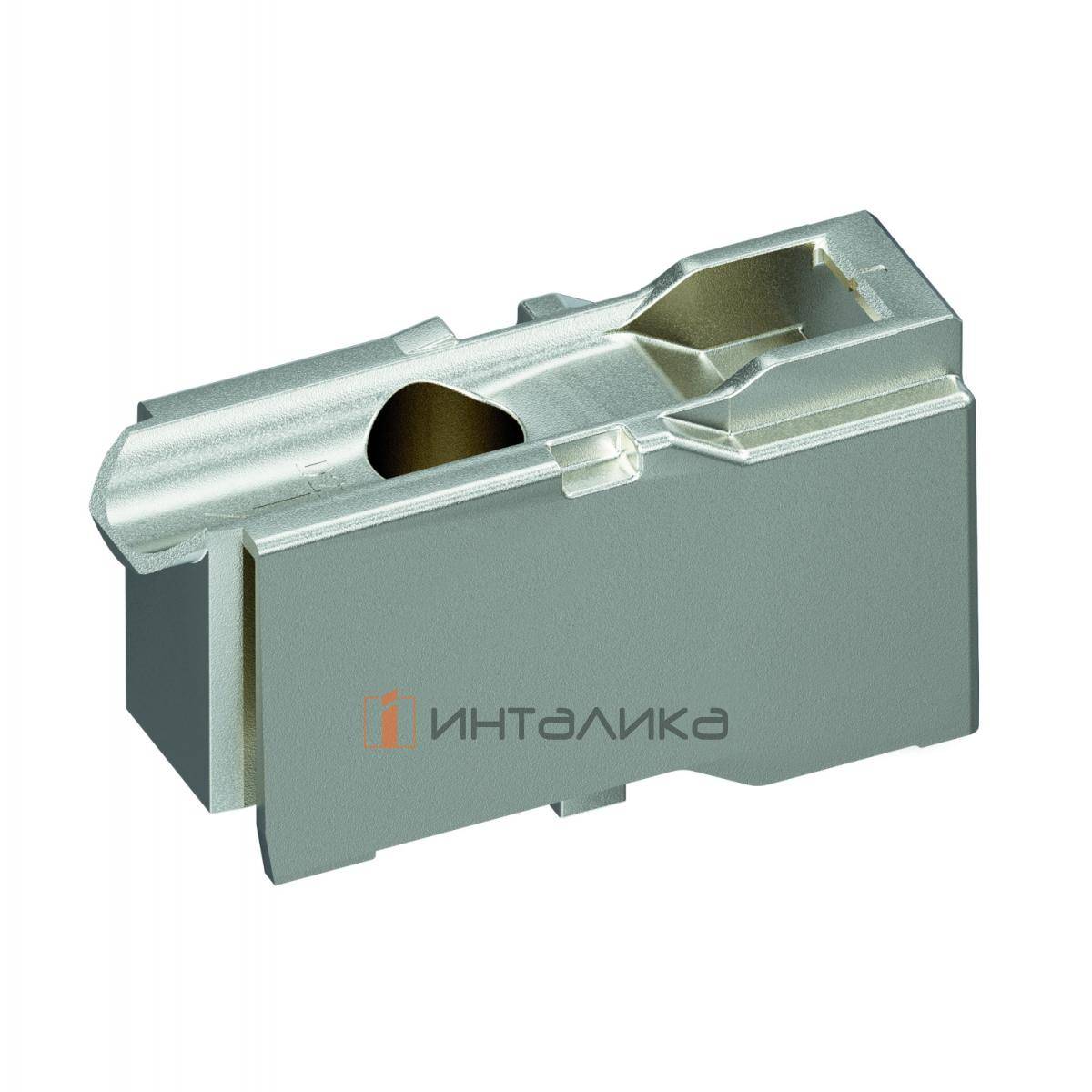 Параллельный адаптер монтажных планок HETTICH, D22, цинковое литье, никель