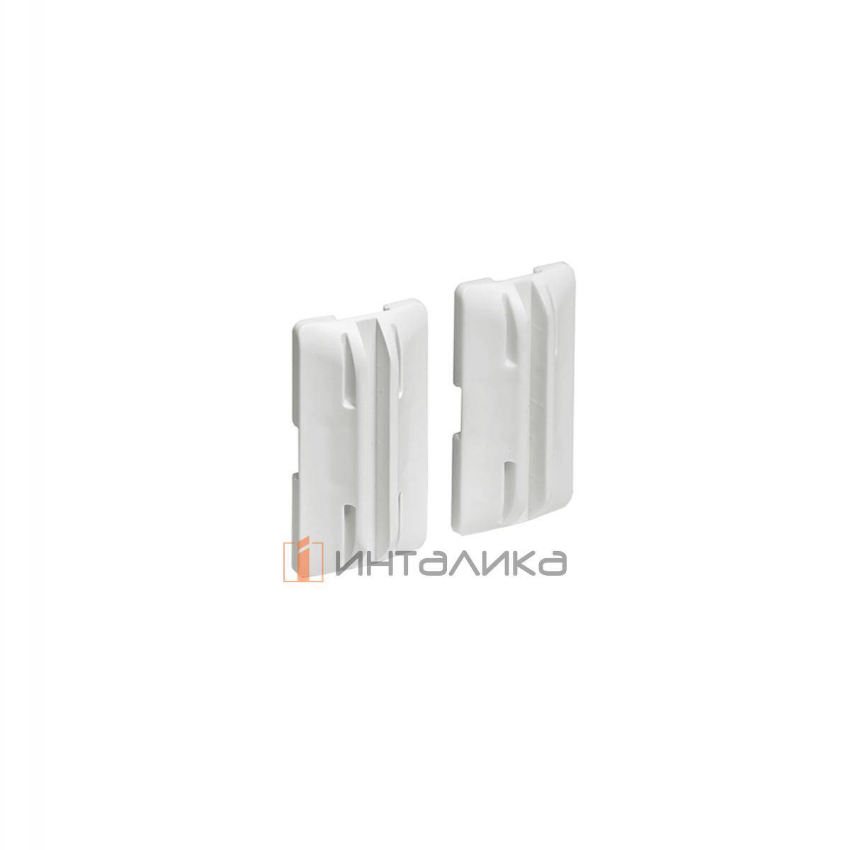 Клипса OrgaClip для профиля HETTICH ОргаСтрайп / OrgaStripe для АванТех Ю / AvanTech You и ИнноТех Атира / InnoTech Atira, пластик, белый