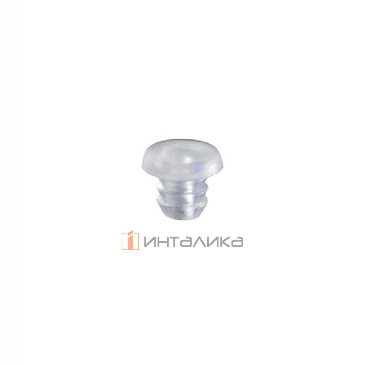 Амортизатор HETTICH под запрессовку, для отверстия Ø 5х5.5мм, пластик, прозрачный