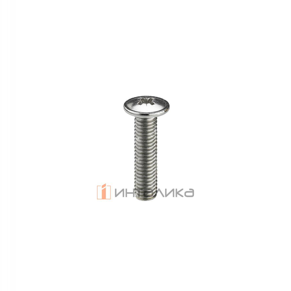 Винт для штангодержателя SL 786 | SL 781 HETTICH, М6х25, цинк, никель