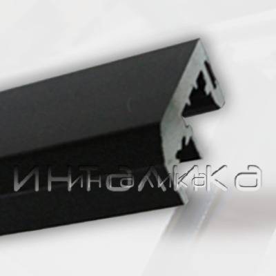 Вертикальный профиль без ручки, CLIPPER для системы Bortoluzzi  Glow, Slider, L3м, алюминий, белый