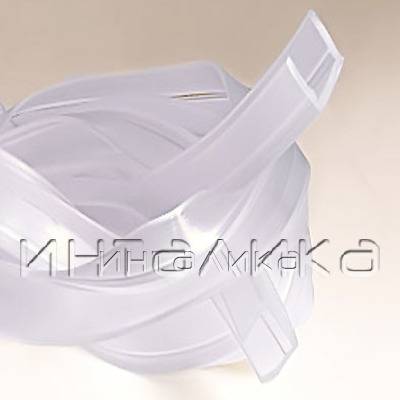 Уплотнитель для деревянной вставки CLIPPER 8мм, L3м, силикон