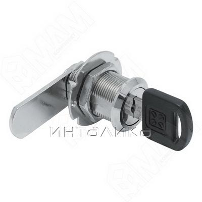 Замок для 1-ой двери, поворотный, хром