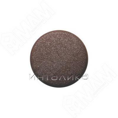 Заглушка для технологических отверстий, коричневая, D35 мм