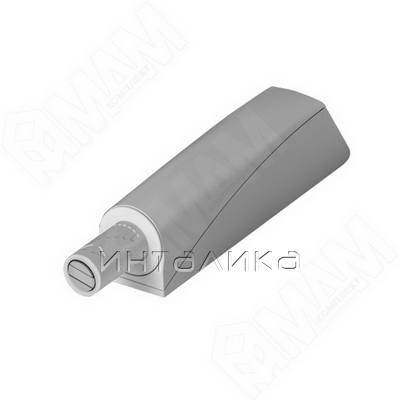 K-PUSH TECH толкатель накладной 14 мм с магнитом, серый