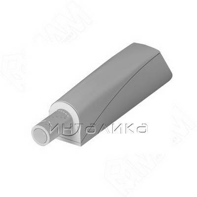 K-PUSH TECH толкатель накладной 14 мм с демпфером, серый