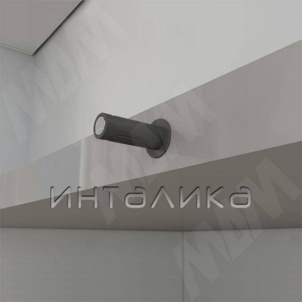 К-Пуш Тех / K-Push Tech 20 мм врезной с магнитом, антрацит