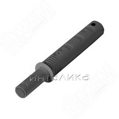 K-PUSH TECH 20 мм врезной с рез. демпфером, антрацит