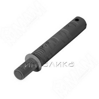 K-PUSH TECH 14 мм врезной с рез. демпфером, антрацит