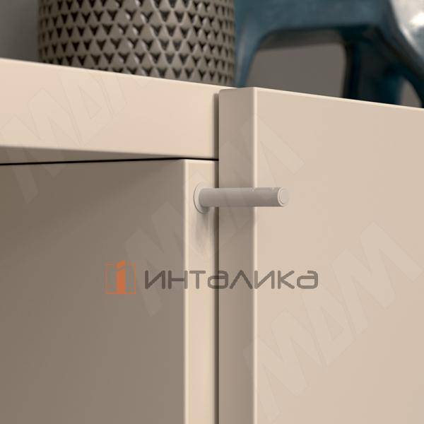 К-Пуш Тех / K-Push Tech толкатель 37 мм врезной с рез. демпфером, серый