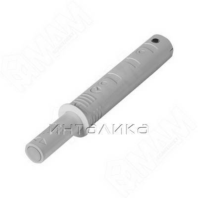 K-PUSH TECH 20 мм врезной с рез. демпфером, серый