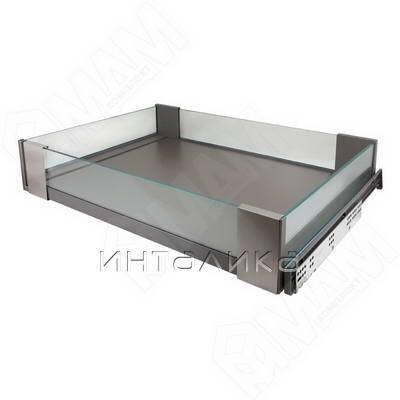 VENUS Ящик со стеклянными боковинами, 900/970 мм, плавн.закр.