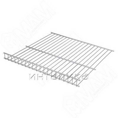 Полка сетчатая, 500*3000 мм, металлик серебристый