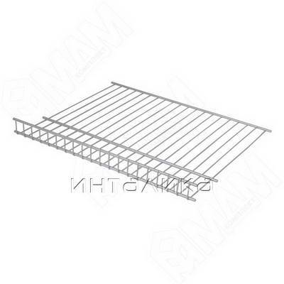 Полка сетчатая, 400*3000 мм, металлик серебристый