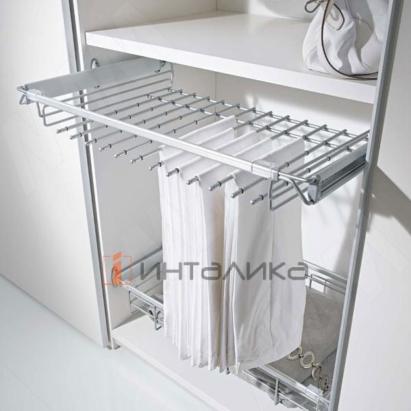 Корзина с вешалкой для брюк Вибо / Vibo в модуль 725х510х106мм