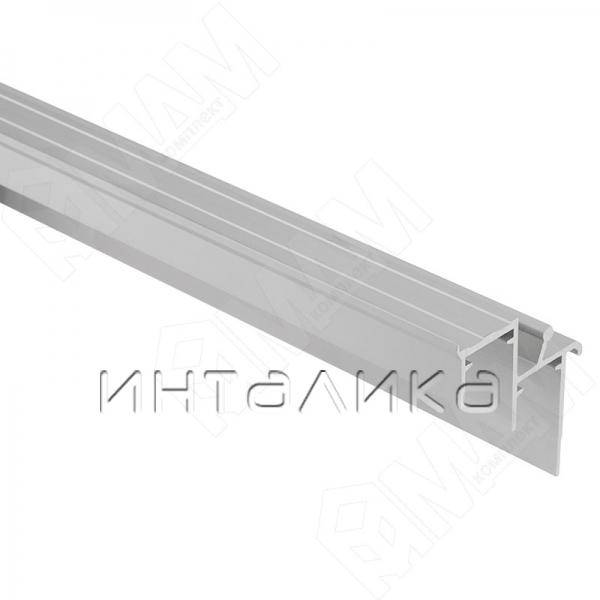 ПС48 / PS48 Направляющая нижняя, быстрый монтаж, серебро, L-6000