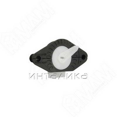 PS03 Ролик нижн. для напр., с шар. подш., 400 Н/дверь, черн.