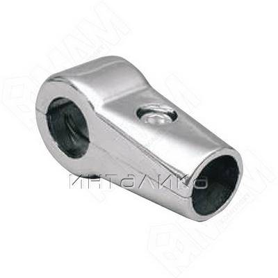 Соединитель (перпендикулярный 2-х труб) усиленный, хром