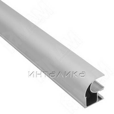 INTEGRO Профиль-ручка асим. серебро, L-5400