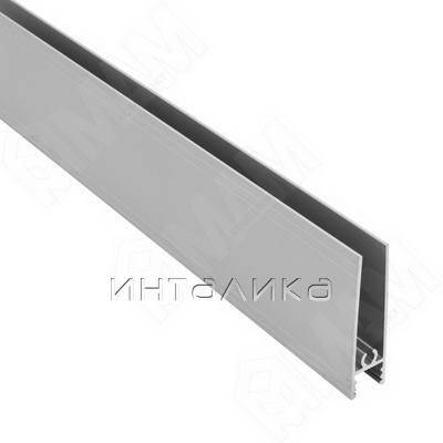 INTEGRO Горизонтальный профиль нижний серебро, L-6000