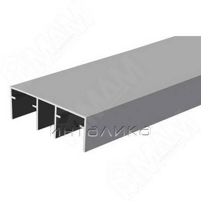 IKM-80AY Направляющая верхняя двойная, серебро, L-3000