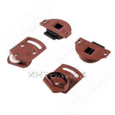 IKM15 Комплект роликов для 1 двери, 15 кг (2 верхних, 2 нижних)