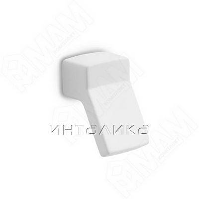 Ручка-кнопка белый матовый