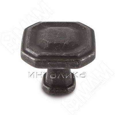 Ручка-кнопка железо черное