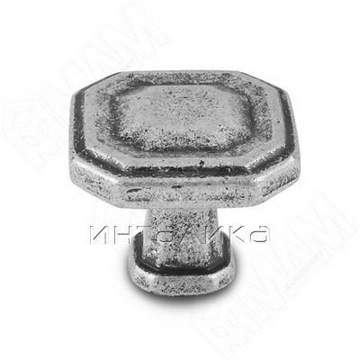 Ручка-кнопка серебро состаренное