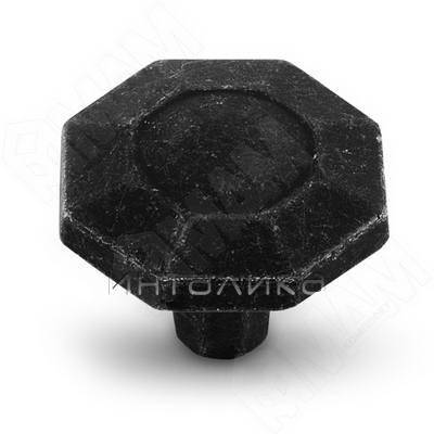 Ручка-кнопка железо черное