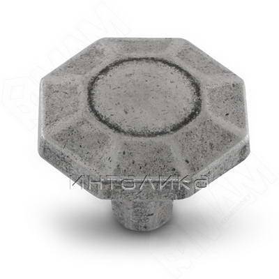 Ручка-кнопка серебро состаренное