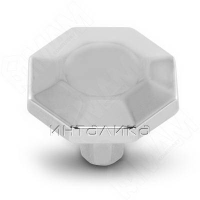 Ручка-кнопка хром