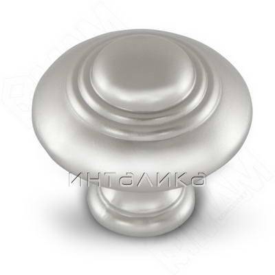 Ручка-кнопка D30мм серебро Ноттингем