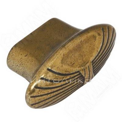 Ручка-кнопка бронза Орваль