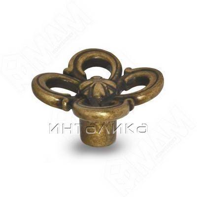 Ручка-кнопка бронза состаренная