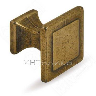 Ручка-кнопка бронза состаренная