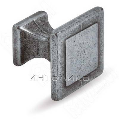 Ручка-кнопка серебро состаренное