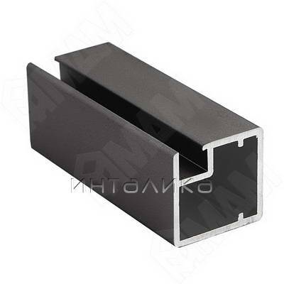 INTEGRO Профиль рамочный узкий, 19х20х19, бронза, L-6000