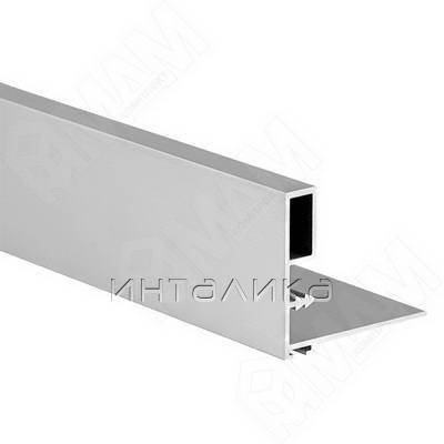 PS48 Профиль-ручка стандартная, для фасада 18 мм, серебро, L-6000