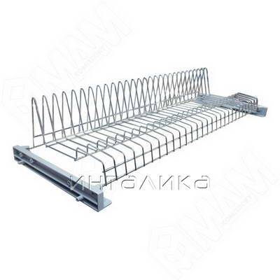 ROUND Посудосушитель для тарелок без рамки, 800 мм, хром