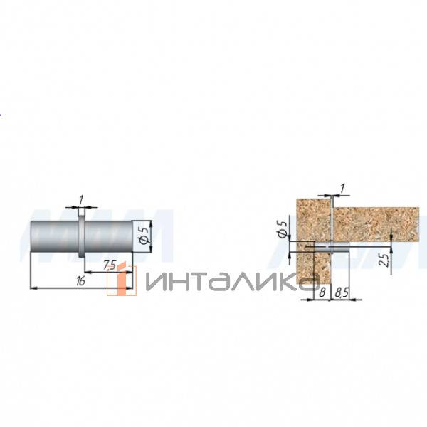 PK5,0X16 ZN MP