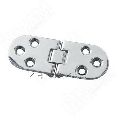 Петля под саморез для откидной створки, хром