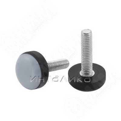 SuperGlide Ножка мебельная круглая D22мм, M6x20 мм