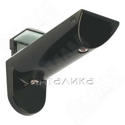 KAIMAN Менсолодержатель для деревянных и стеклянных полок 7 - 41 мм, черный (2 шт.)